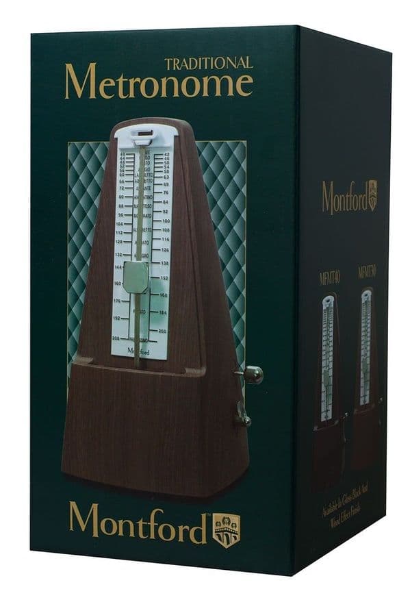 Montford Pyramid Metronome<br>with bell</br>